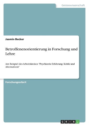 Cover image for Betroffenenorientierung in Forschung und Lehre