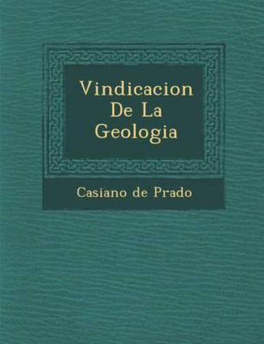 Cover image for Vindicacion de La Geologia