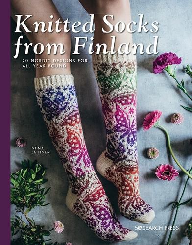 Cover image for Knitted Socks from Finland: 20 Nordic Designs for All Year Round