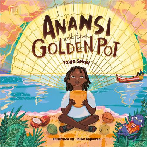 Cover image for Anansi and the Golden Pot
