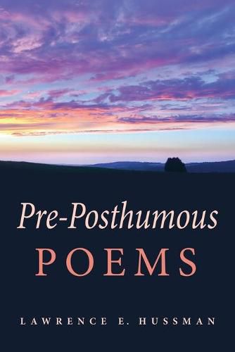 Cover image for Pre-Posthumous Poems