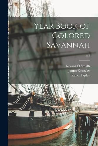 Cover image for Year Book of Colored Savannah; c.1