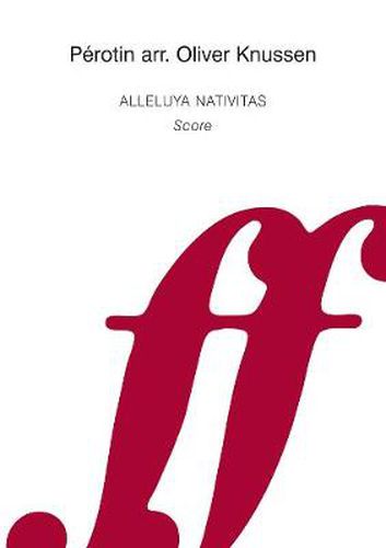 Alleluya Nativitas: Score, Score