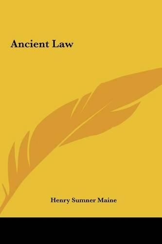 Cover image for Ancient Law