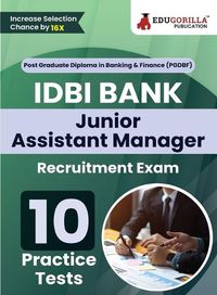 Cover image for IDBI Bank Junior Assistant Manager Recruitment Exam Book 2023 (English Edition) - 10 Practice Tests (2000 Solved MCQs) with Free Access to Online Tests