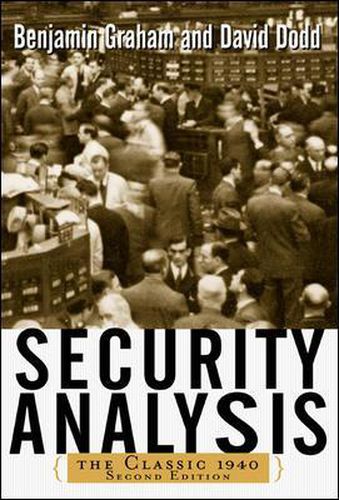 Cover image for Security Analysis: The Classic 1940 Edition