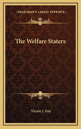 Cover image for The Welfare Staters
