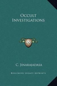 Cover image for Occult Investigations