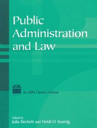 Cover image for Public Administration and Law