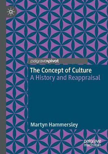 Cover image for The Concept of Culture: A History and Reappraisal