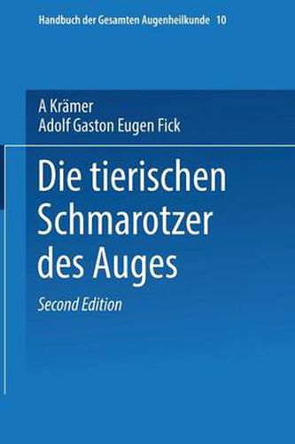 Cover image for Die Tierischen Schmarotzer Des Anges