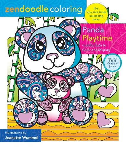 Zendoodle Coloring: Panda Playtime: Cuddly Cubs to Color and Display