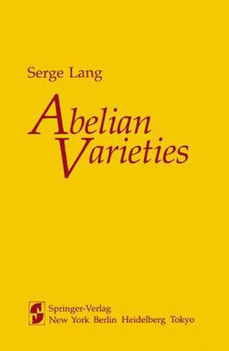 Cover image for Abelian Varieties