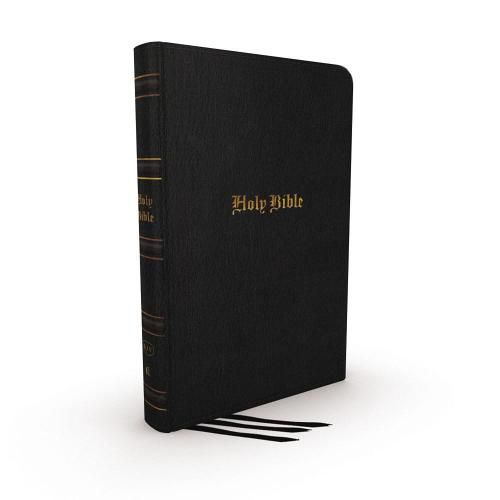 Cover image for KJV, Thinline Bible, Large Print, Genuine Leather, Black, Red Letter, Comfort Print: Holy Bible, King James Version