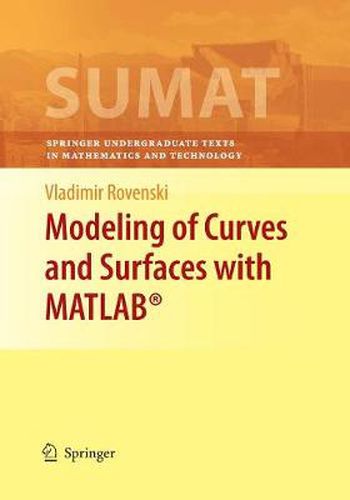 Cover image for Modeling of Curves and Surfaces with MATLAB (R)