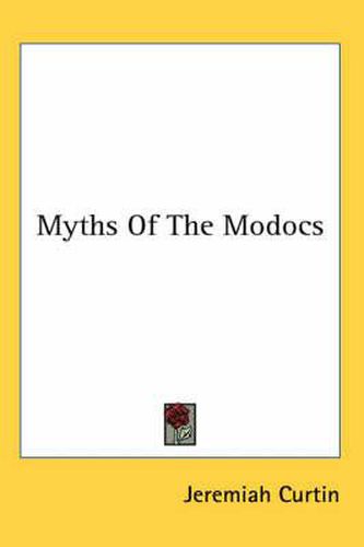 Cover image for Myths of the Modocs