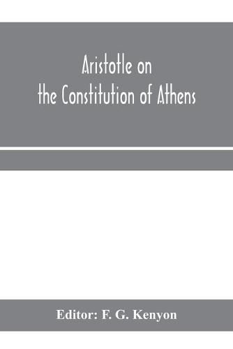 Cover image for Aristotle on the constitution of Athens