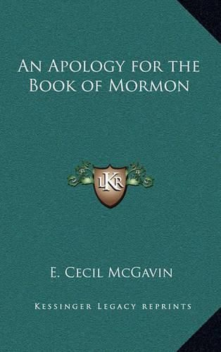 An Apology for the Book of Mormon