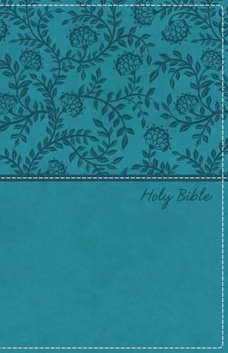 Cover image for KJV Holy Bible: Deluxe Gift Bible, Teal Leathersoft, Red Letter, Comfort Print: King James Version