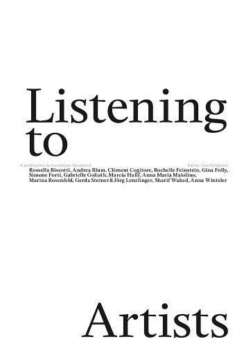 Cover image for Listening to Artists