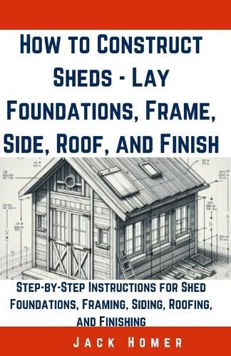 How to Construct Sheds, Lay Foundations, Frame, Side, Roof, and Finish