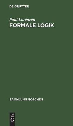 Cover image for Formale Logik