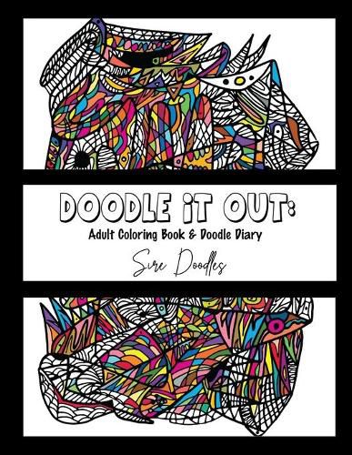 Cover image for Doodle It Out: Adult Coloring Book & Doddle Diary