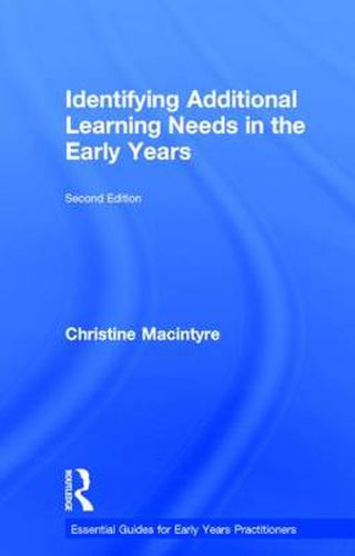 Cover image for Identifying Additional Learning Needs in the Early Years