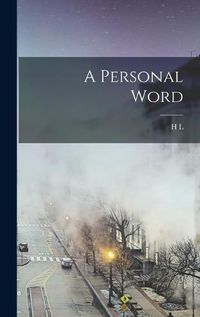 Cover image for A Personal Word