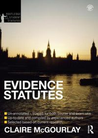 Cover image for Evidence Statutes 2012-2013