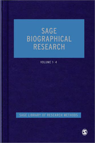 Cover image for Sage Biographical Research