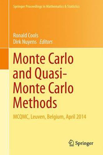 Cover image for Monte Carlo and Quasi-Monte Carlo Methods: MCQMC, Leuven, Belgium, April 2014