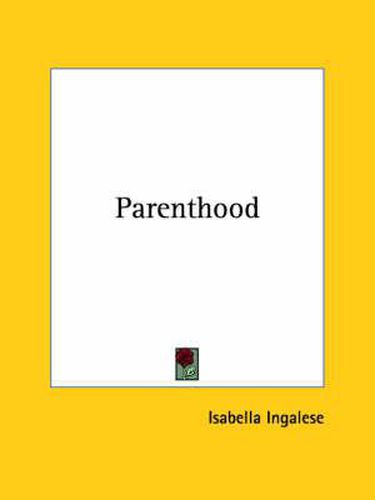 Cover image for Parenthood