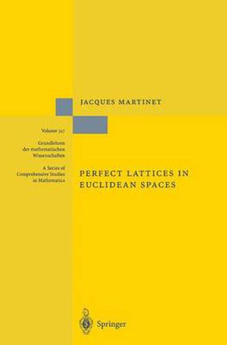 Cover image for Perfect Lattices in Euclidean Spaces