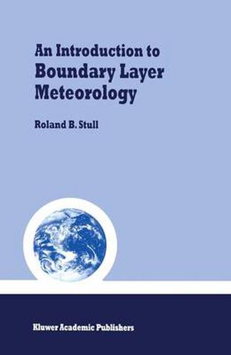 Cover image for An Introduction to Boundary Layer Meteorology