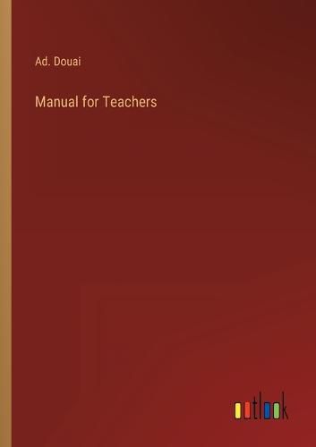 Cover image for Manual for Teachers