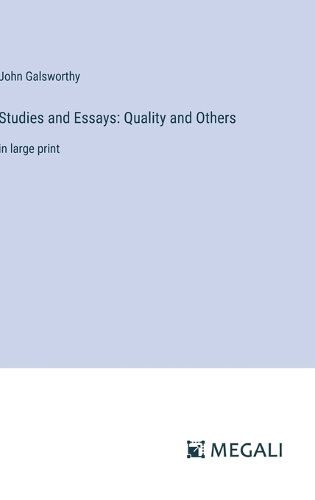 Cover image for Studies and Essays