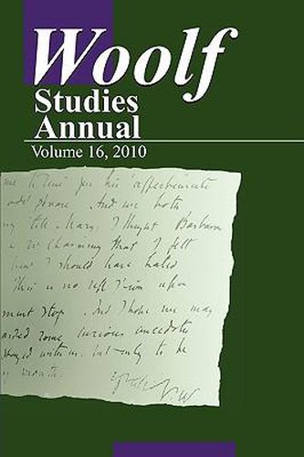 Cover image for Woolf Studies Annual Vol. 16