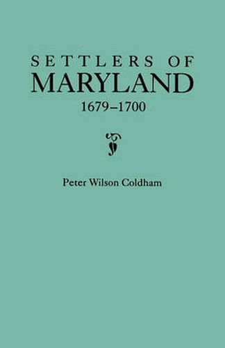 Cover image for Settlers of Maryland