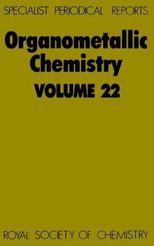 Cover image for Organometallic Chemistry: Volume 22