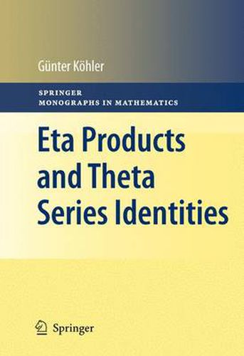 Cover image for Eta Products and Theta Series Identities