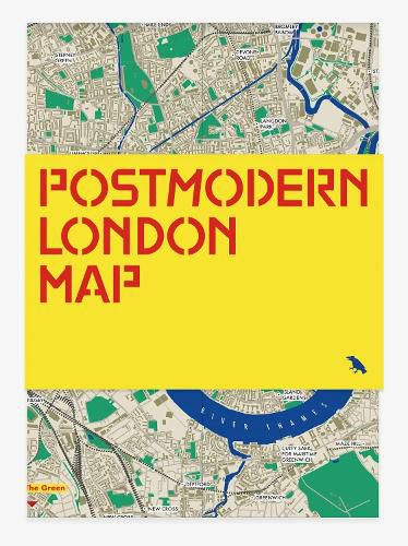 Cover image for Postmodern London Map: Guide to postmodernist architecture in London
