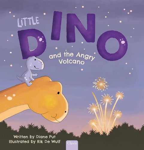 Cover image for Little Dino and the Angry Volcano