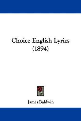 Cover image for Choice English Lyrics (1894)