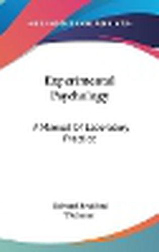 Cover image for Experimental Psychology: A Manual of Laboratory Practice