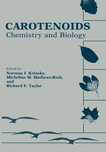Cover image for Carotenoids: Chemistry and Biology