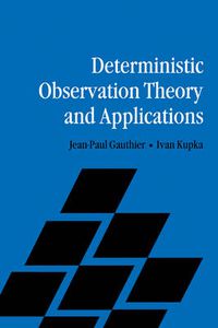 Cover image for Deterministic Observation Theory and Applications