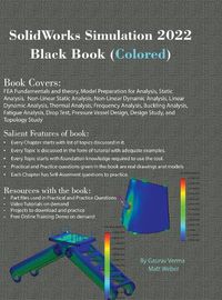 Cover image for SolidWorks Simulation 2022 Black Book (Colored)