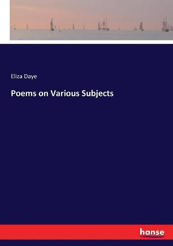 Cover image for Poems on Various Subjects