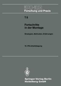 Cover image for Fortschritte in der Montage: Strategien, Methoden, Erfahrungen